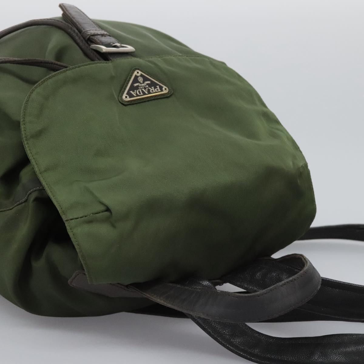 Prada Re-Nylon Khaki Synthetic Backpack Bag (Pre-Owned) Size ONE SIZE - 6 Thumbnail