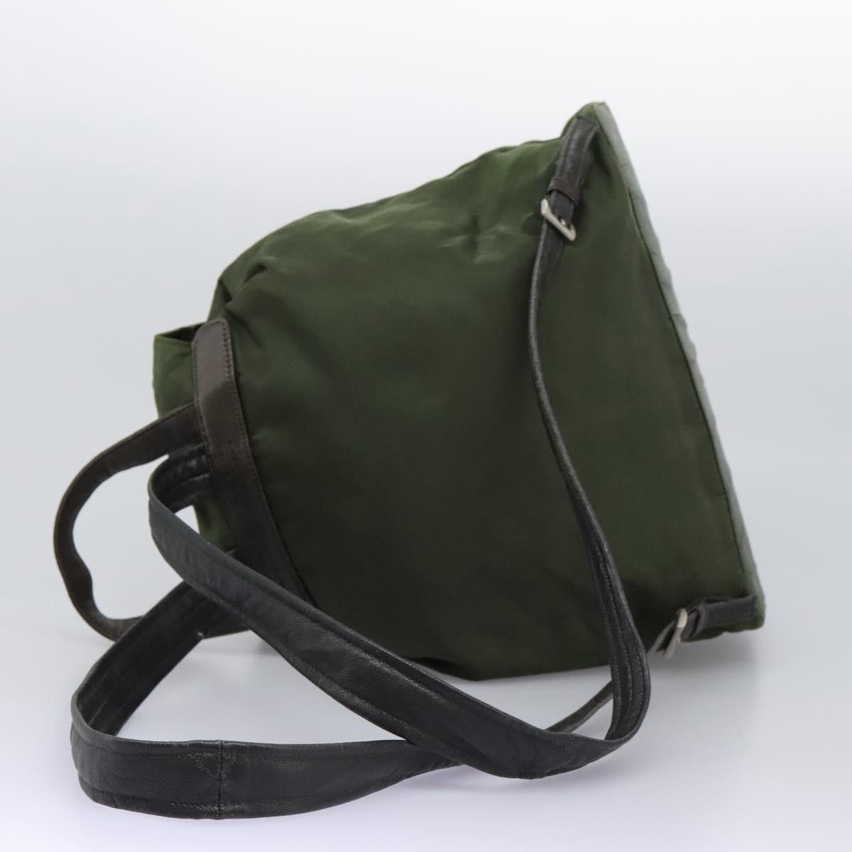 Prada Re-Nylon Khaki Synthetic Backpack Bag (Pre-Owned) Size ONE SIZE - 9 Thumbnail