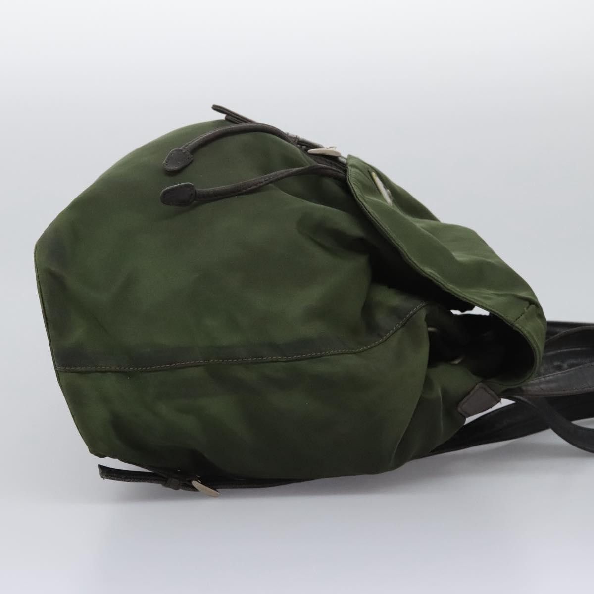 Prada Re-Nylon Khaki Synthetic Backpack Bag (Pre-Owned) Size ONE SIZE - 5 Thumbnail