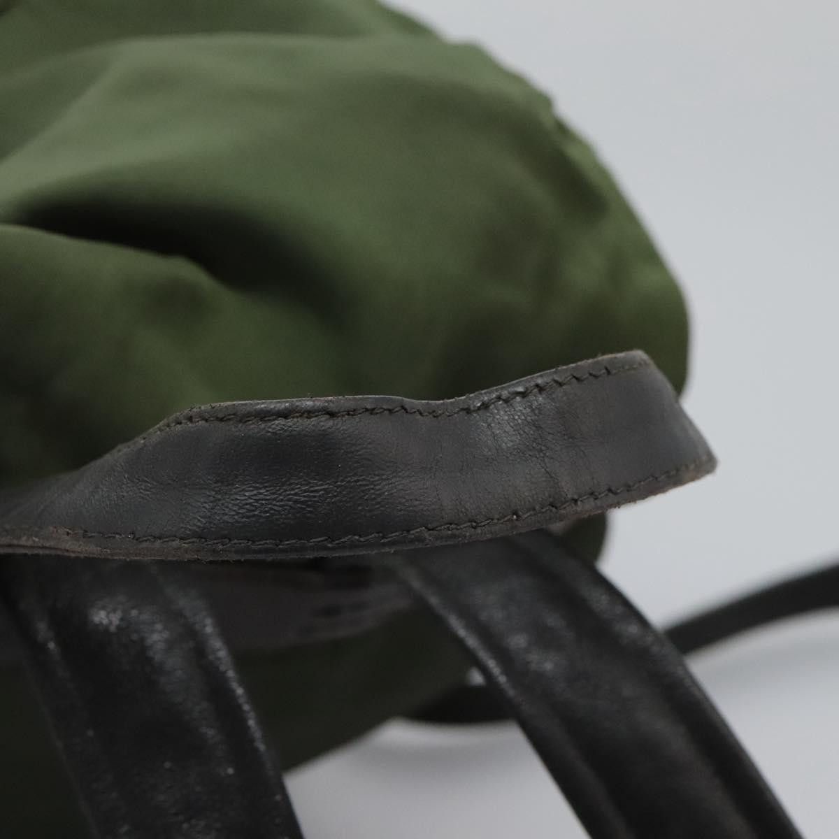 Prada Re-Nylon Khaki Synthetic Backpack Bag (Pre-Owned) Size ONE SIZE - 7 Thumbnail