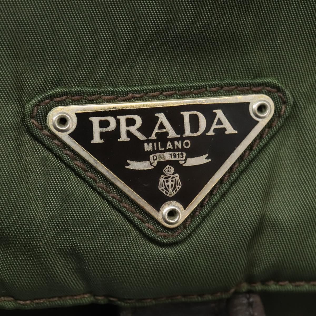 Prada Re-Nylon Khaki Synthetic Backpack Bag (Pre-Owned) Size ONE SIZE - 20 Thumbnail