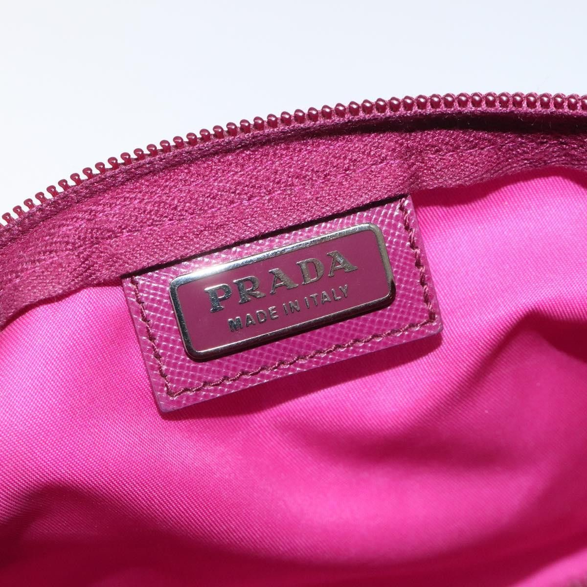 Prada Cosmetic Pouch Pink Synthetic Clutch Bag (Pre-Owned) Size ONE SIZE - 18 Thumbnail