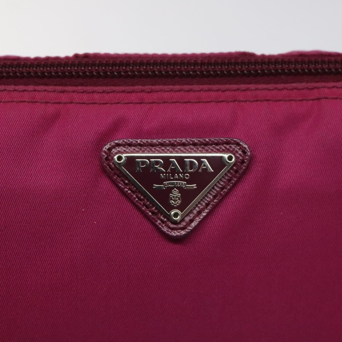 Prada Cosmetic Pouch Pink Synthetic Clutch Bag (Pre-Owned) Size ONE SIZE - 13 Thumbnail