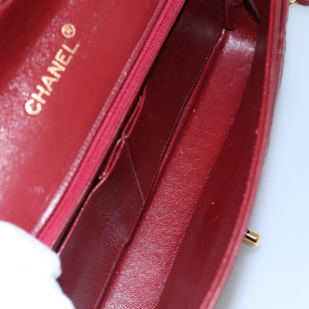 Chanel Single Flap Red Leather Shoulder Bag (Pre-Owned) Size ONE SIZE - 15 Thumbnail