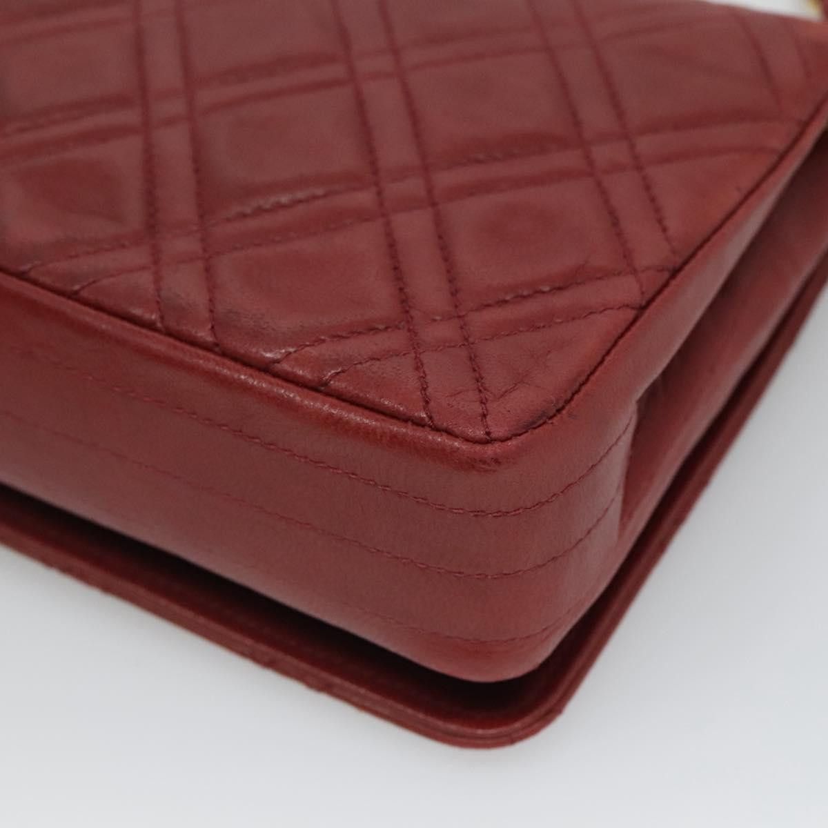 Chanel Single Flap Red Leather Shoulder Bag (Pre-Owned) Size ONE SIZE - 11 Thumbnail