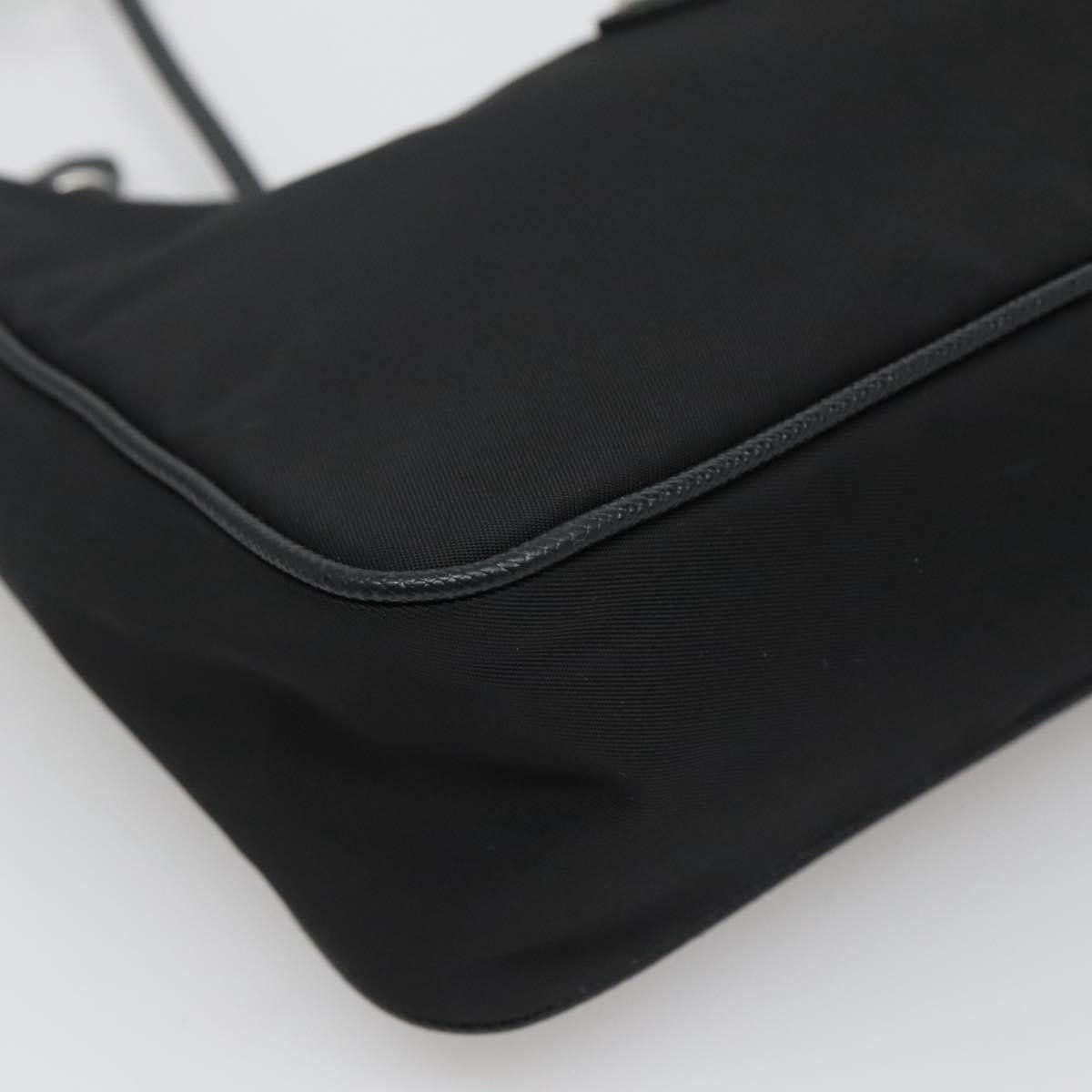 Prada Re-Edition Black Canvas Shoulder Bag (Pre-Owned) Size ONE SIZE - 10 Thumbnail