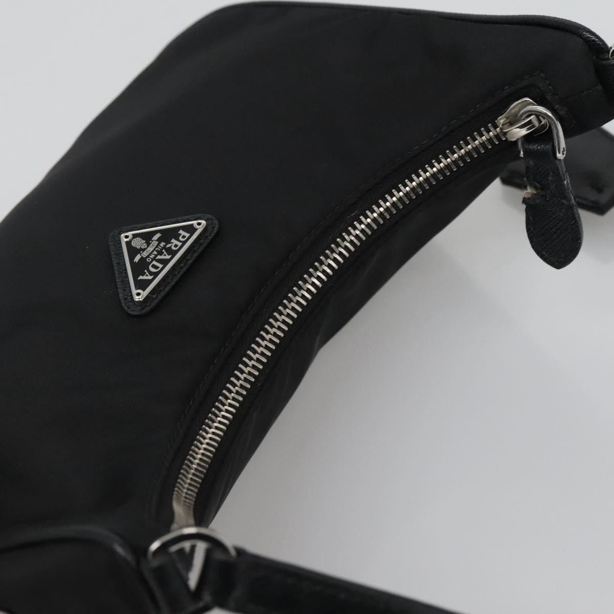 Prada Re-Edition Black Canvas Shoulder Bag (Pre-Owned) Size ONE SIZE - 5 Thumbnail