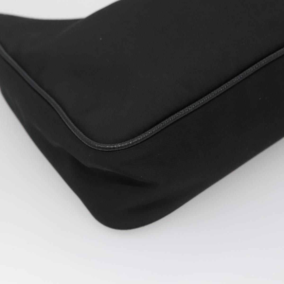 Prada Re-Edition Black Canvas Shoulder Bag (Pre-Owned) Size ONE SIZE - 12 Thumbnail