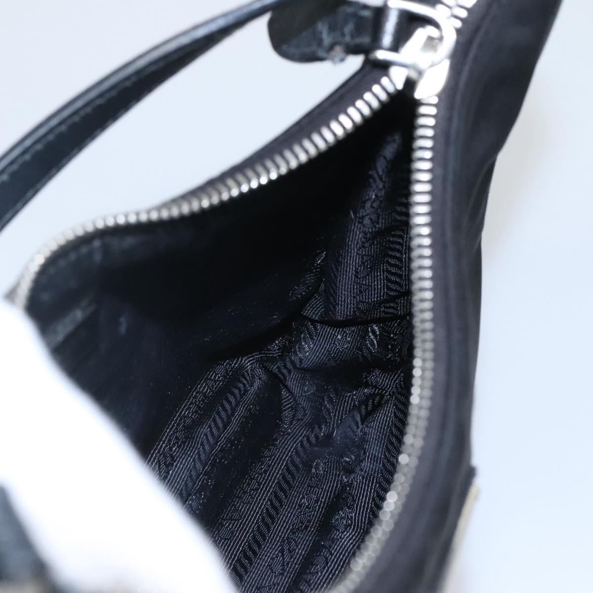 Prada Re-Edition Black Canvas Shoulder Bag (Pre-Owned) Size ONE SIZE - 18 Thumbnail