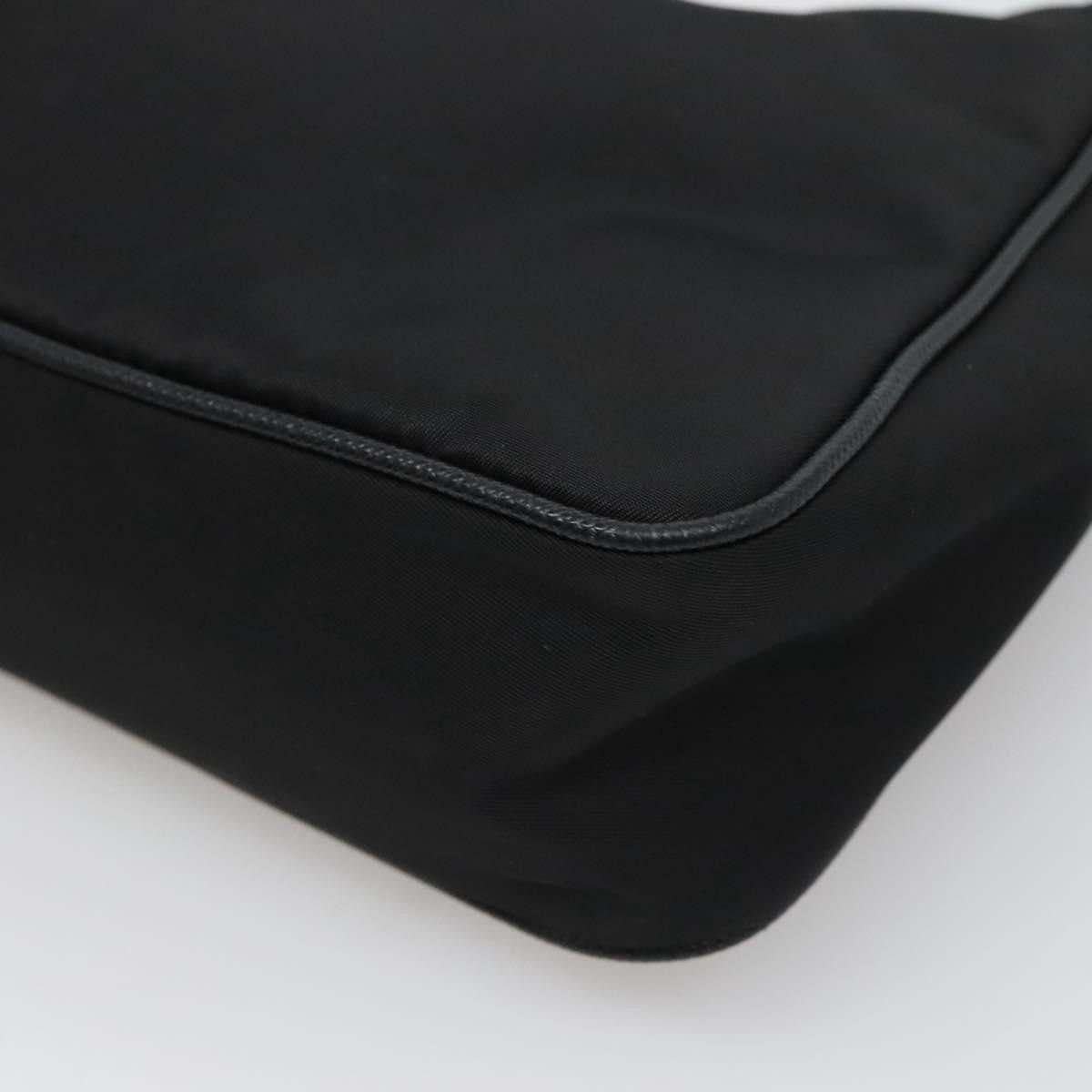 Prada Re-Edition Black Canvas Shoulder Bag (Pre-Owned) Size ONE SIZE - 11 Thumbnail