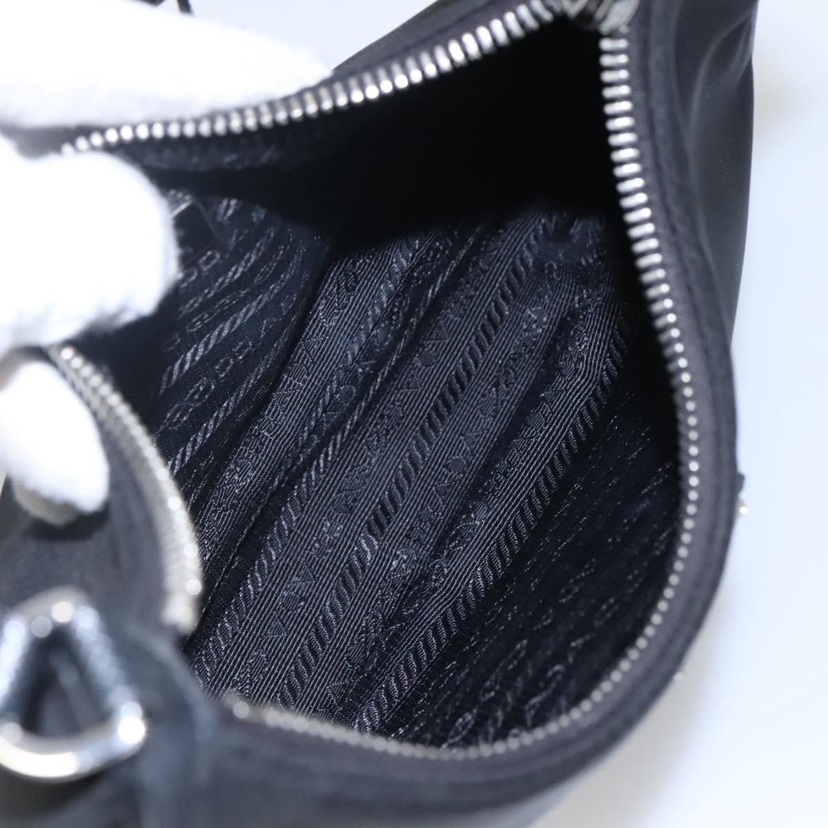 Prada Re-Edition Black Canvas Shoulder Bag (Pre-Owned) Size ONE SIZE - 17 Thumbnail