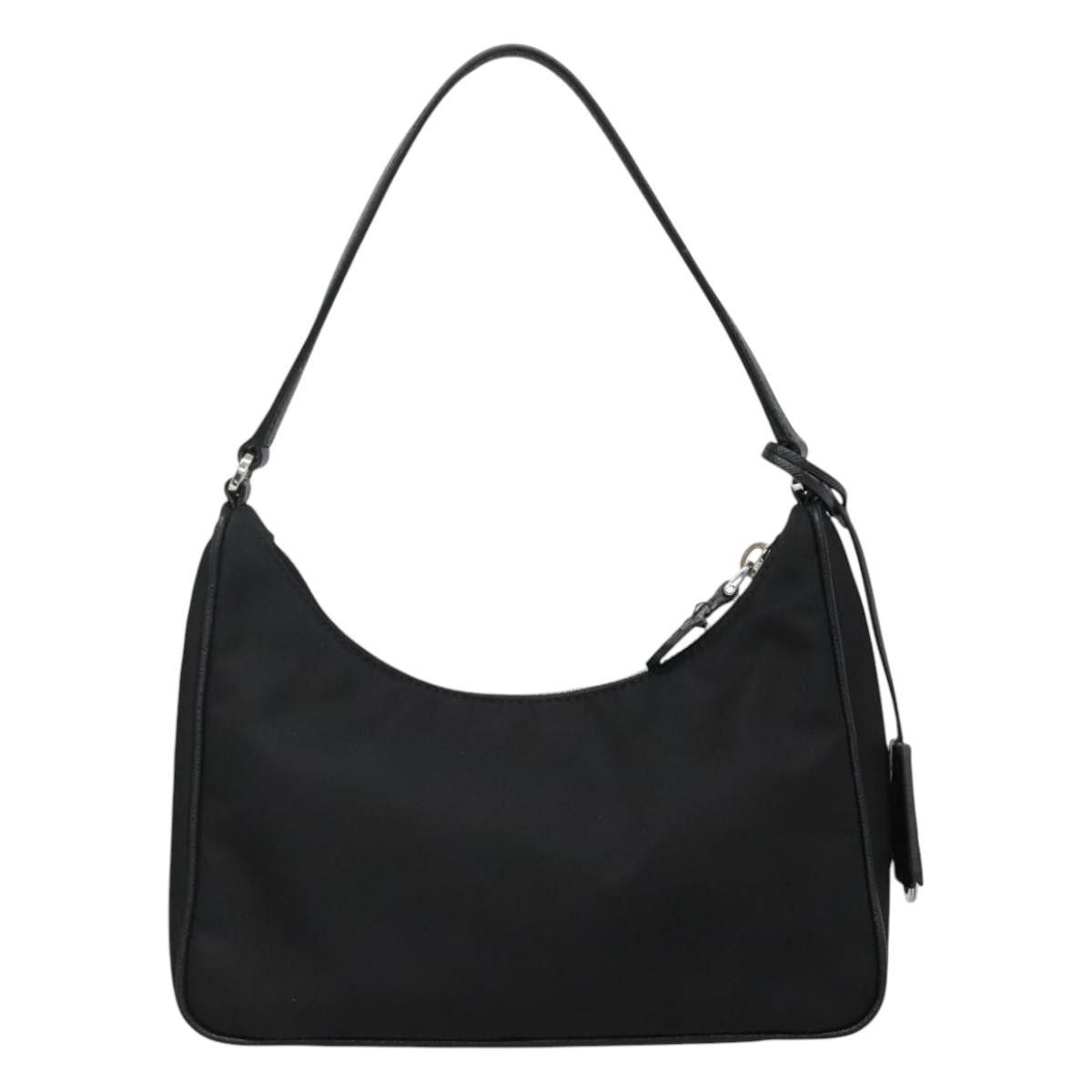 Prada Re-Edition Black Canvas Shoulder Bag (Pre-Owned) Size ONE SIZE - 2 Thumbnail