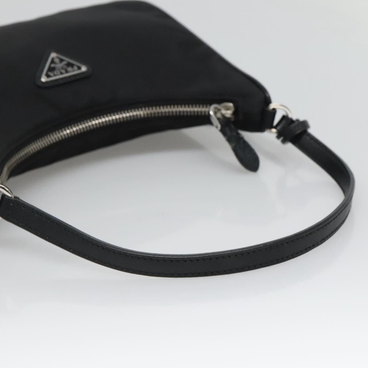 Prada Re-Edition Black Canvas Shoulder Bag (Pre-Owned) Size ONE SIZE - 6 Thumbnail