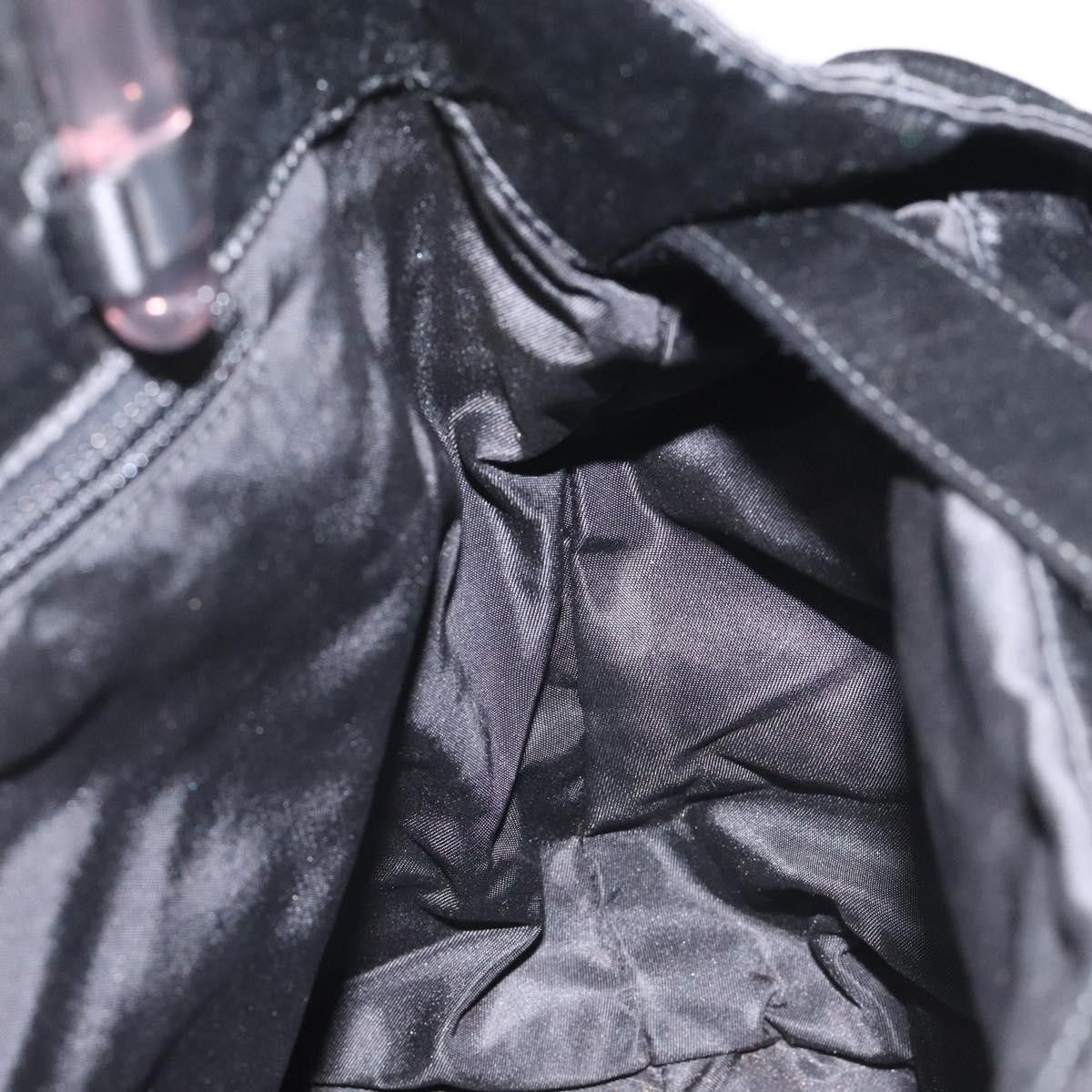 Prada Tessuto Black Synthetic Handbag (Pre-Owned) Size ONE SIZE - 16 Thumbnail