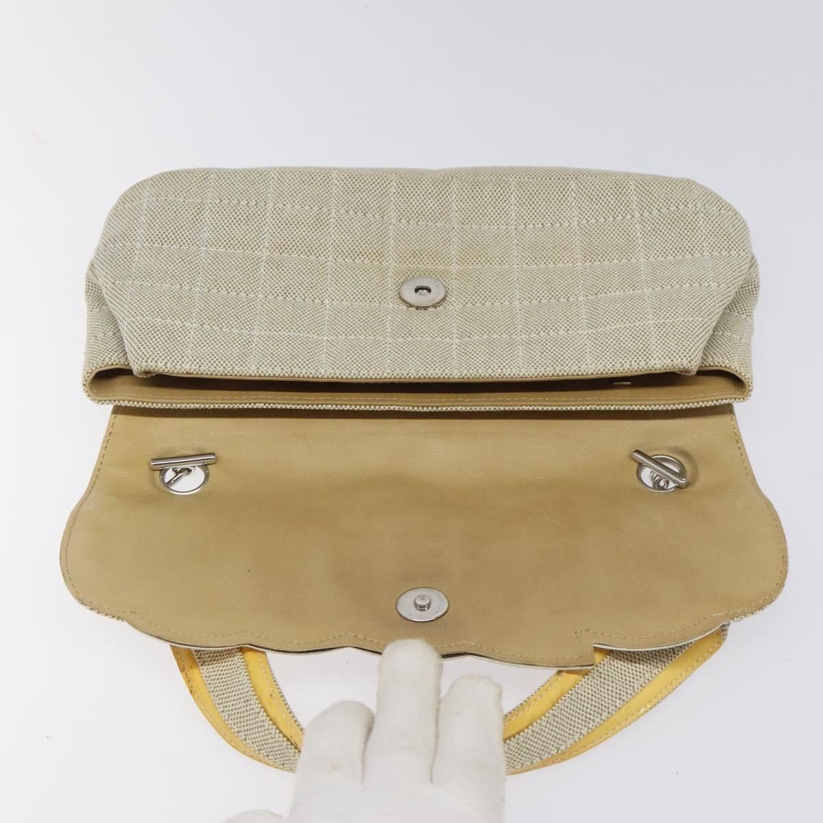 Chanel Camellia Grey Canvas Shoulder Bag (Pre-Owned) Size ONE SIZE - 16 Thumbnail