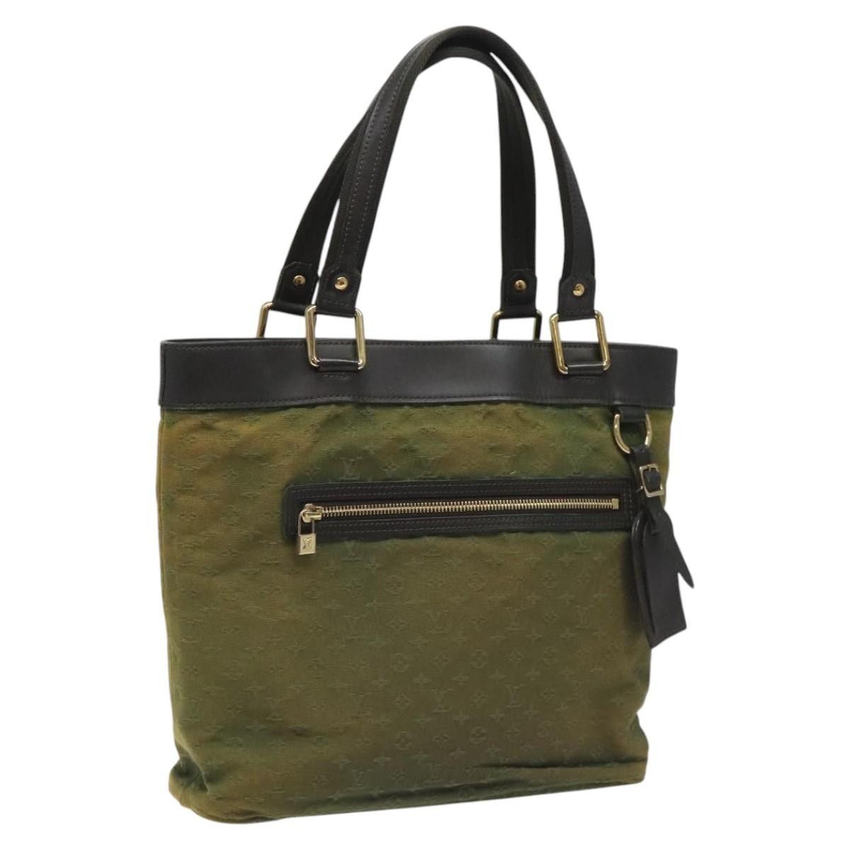 Louis Vuitton Lucille Khaki Canvas Shoulder Bag (Pre-Owned) Size ONE SIZE - 3 Thumbnail