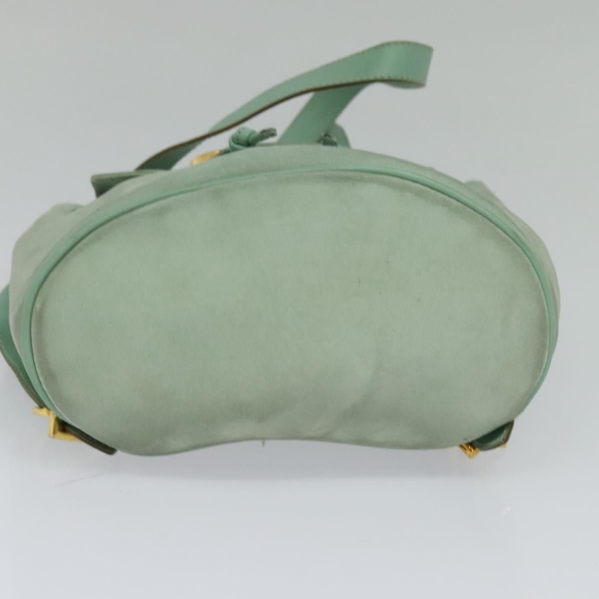 Salvatore Ferragamo Gancini Blue Suede Backpack Bag (Pre-Owned) Size ONE SIZE - 16 Thumbnail