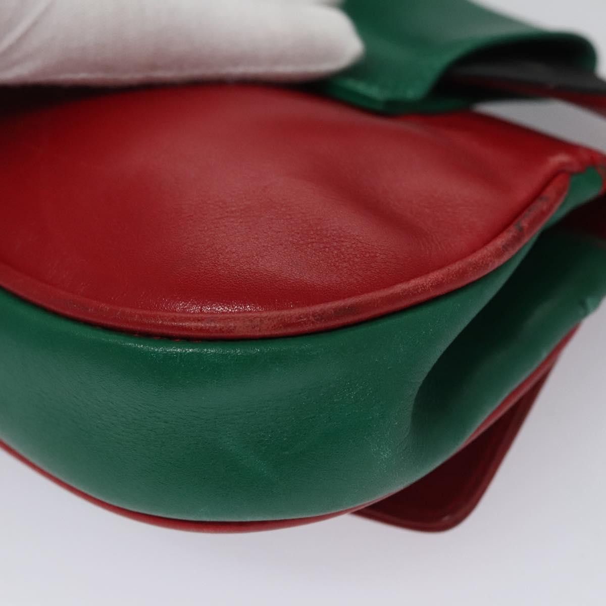 Salvatore Ferragamo Gancini Red Leather Shoulder Bag (Pre-Owned) Size ONE SIZE - 13 Thumbnail