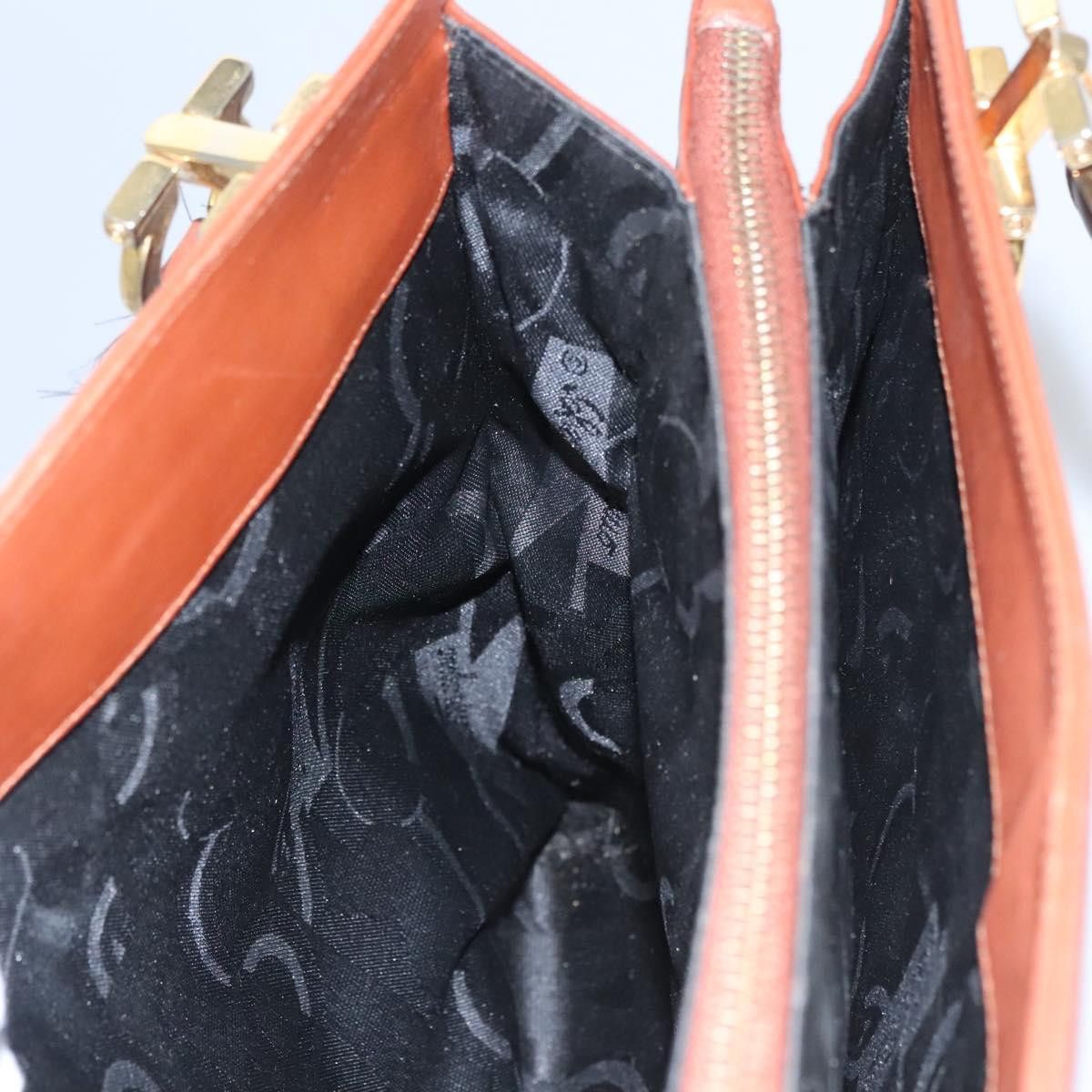 Salvatore Ferragamo Gancini Brown Leather Shoulder Bag (Pre-Owned) Size ONE SIZE - 19 Thumbnail