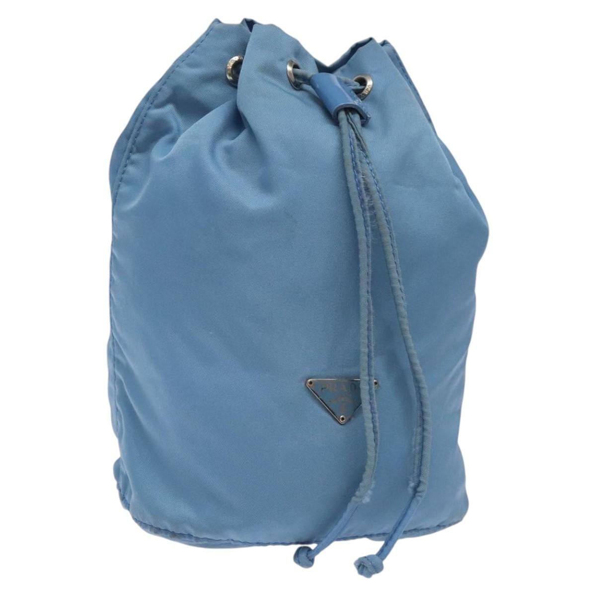 Prada Re-Nylon Blue Canvas Clutch Bag (Pre-Owned) Size ONE SIZE - 16 Thumbnail