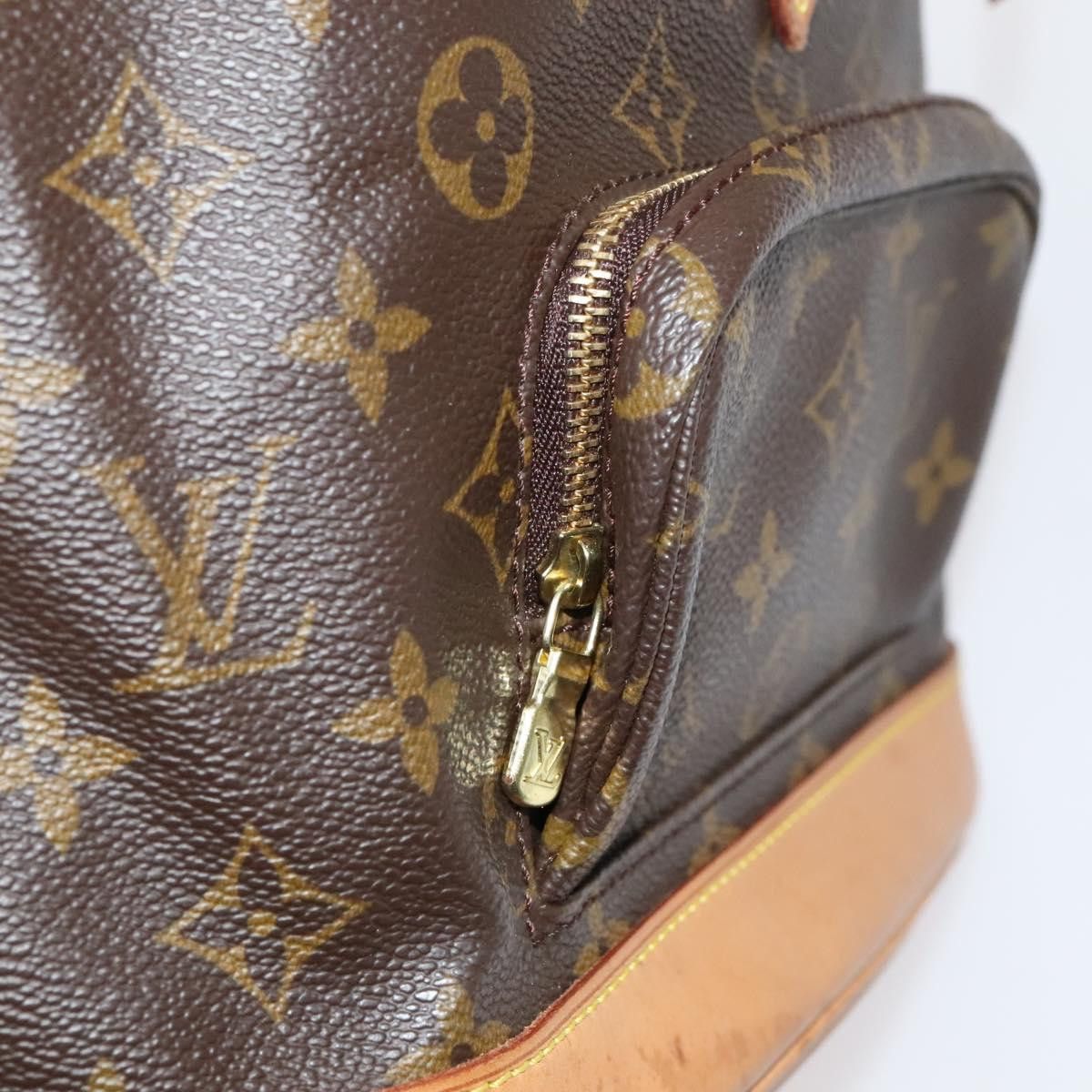Louis Vuitton Montsouris Mm Brown Canvas Backpack Bag (Pre-Owned) Size ONE SIZE - 19 Thumbnail