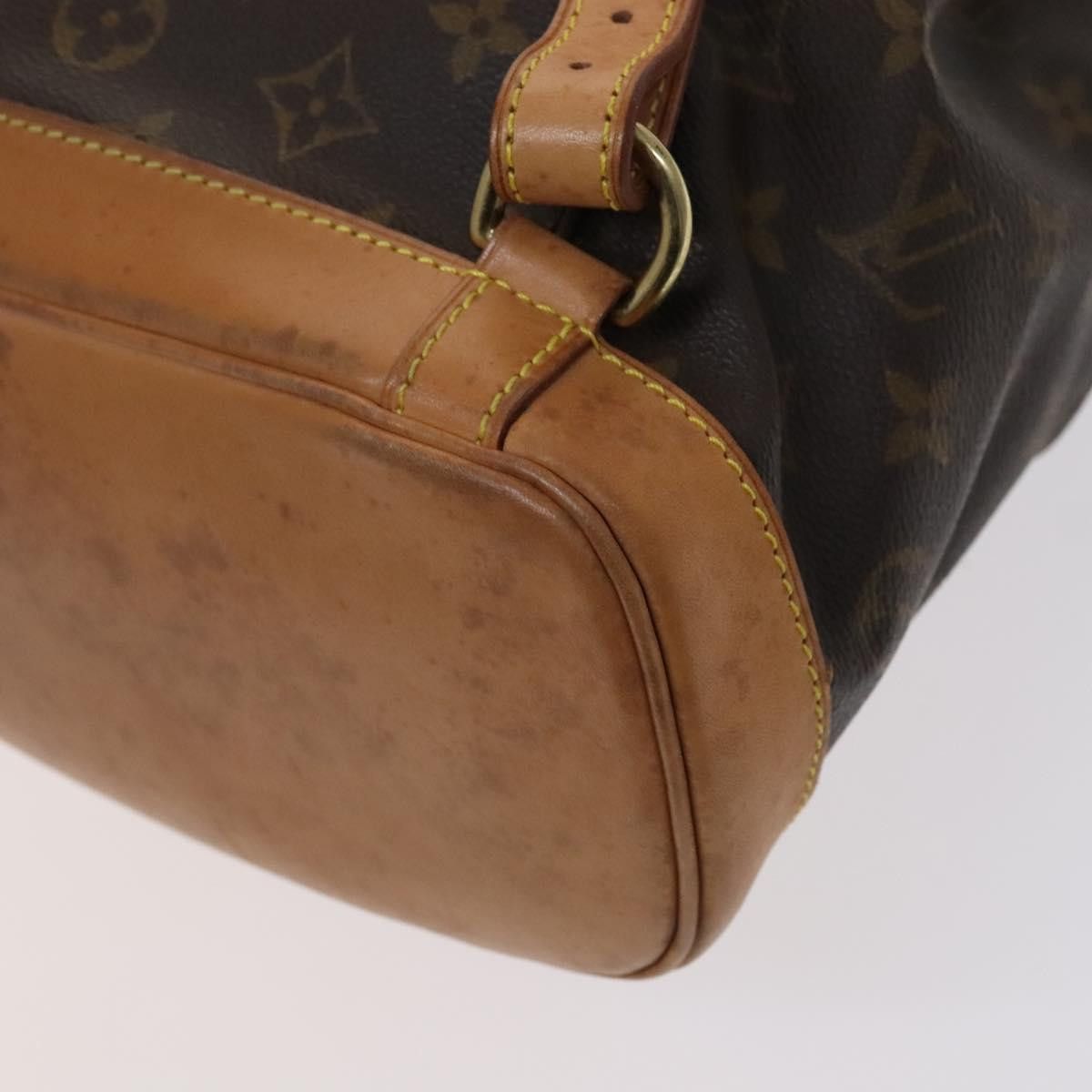 Louis Vuitton Montsouris Mm Brown Canvas Backpack Bag (Pre-Owned) Size ONE SIZE - 12 Thumbnail