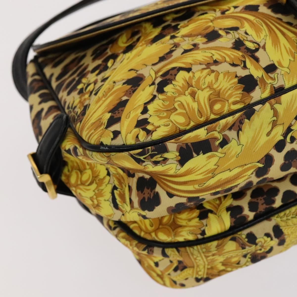 Versace - Yellow Canvas Shoulder Bag (Pre-Owned) Size ONE SIZE - 11 Thumbnail
