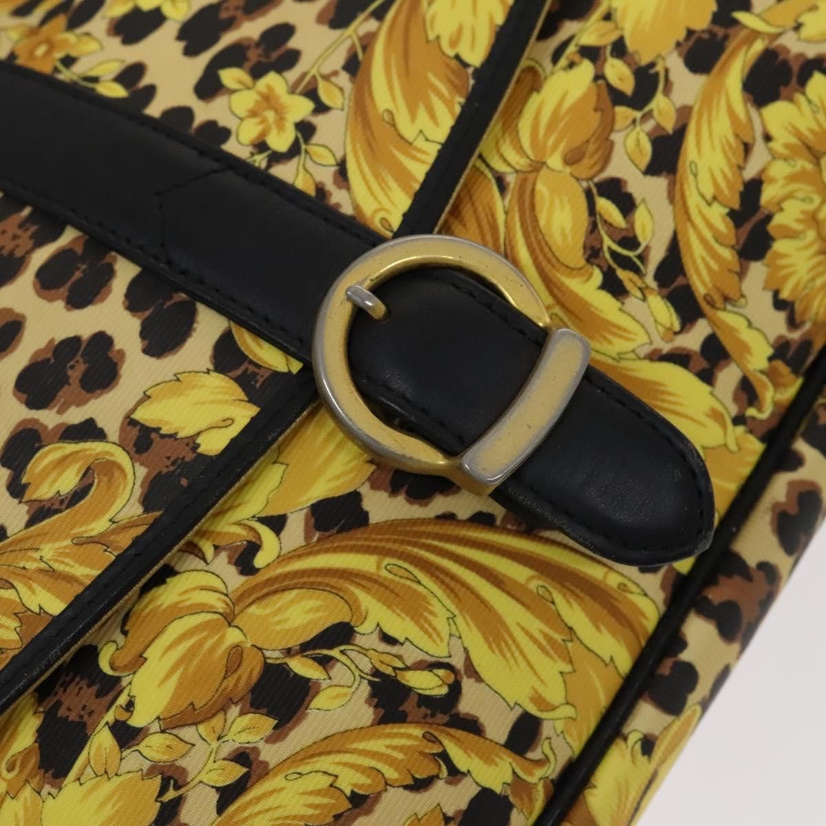 Versace - Yellow Canvas Shoulder Bag (Pre-Owned) Size ONE SIZE - 19 Thumbnail