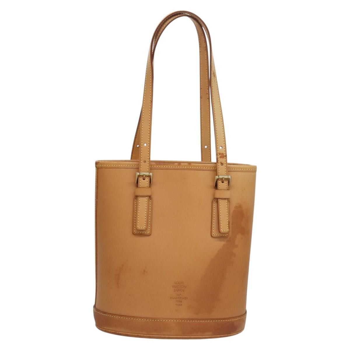 Louis Vuitton Bucket Beige Leather Tote Bag (Pre-Owned) Size ONE SIZE - 2 Thumbnail