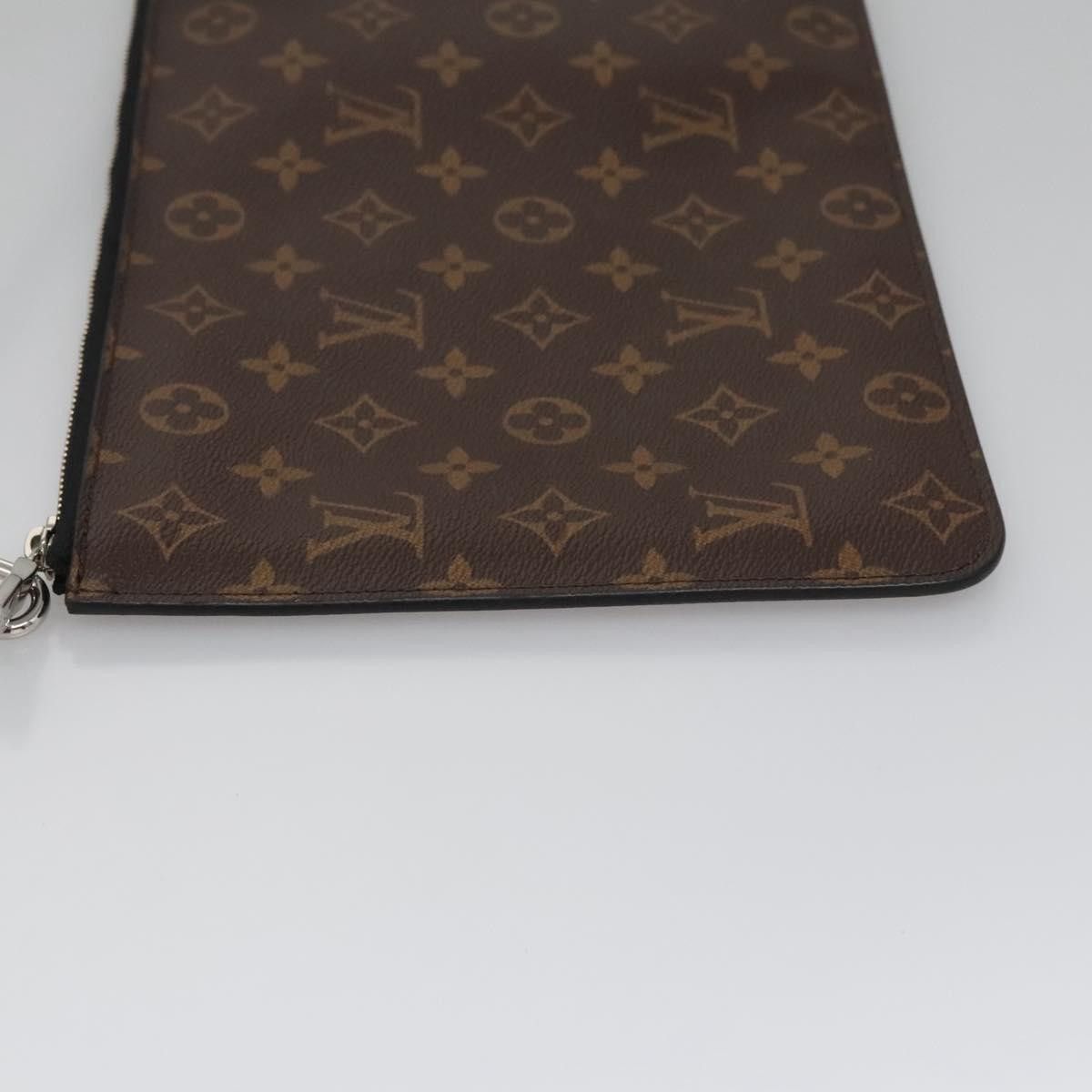 Louis Vuitton Macassar Brown Canvas Clutch Bag (Pre-Owned) Size ONE SIZE - 5 Thumbnail