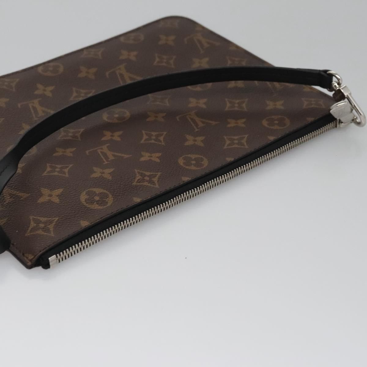 Louis Vuitton Macassar Brown Canvas Clutch Bag (Pre-Owned) Size ONE SIZE - 6 Thumbnail