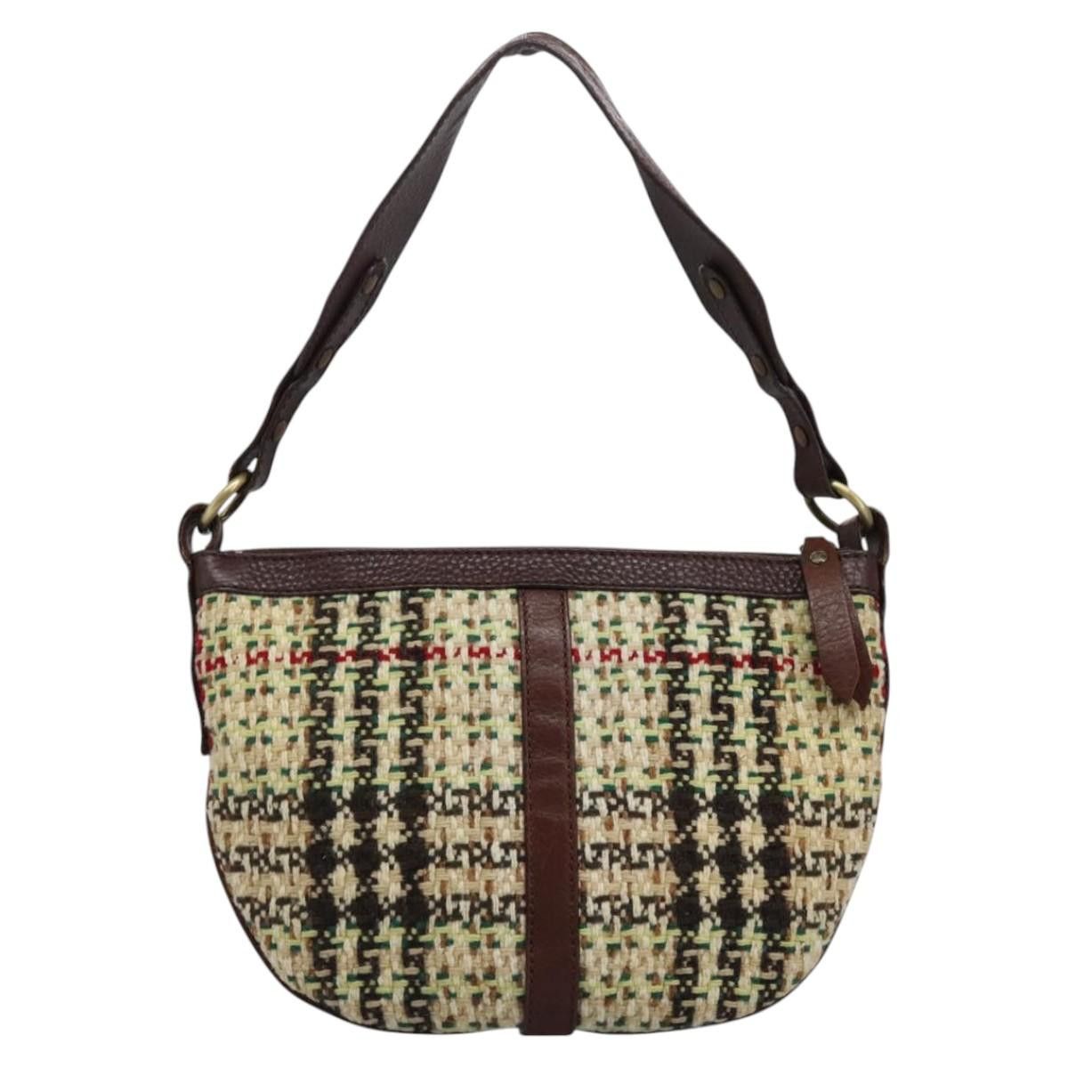 Burberry House Check Multicolour Tweed Shoulder Bag (Pre-Owned) Size ONE SIZE - 2 Thumbnail