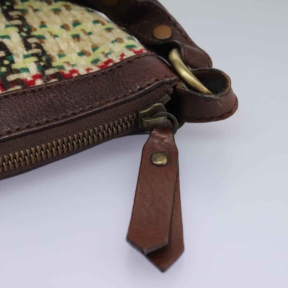 Burberry House Check Multicolour Tweed Shoulder Bag (Pre-Owned) Size ONE SIZE - 15 Thumbnail