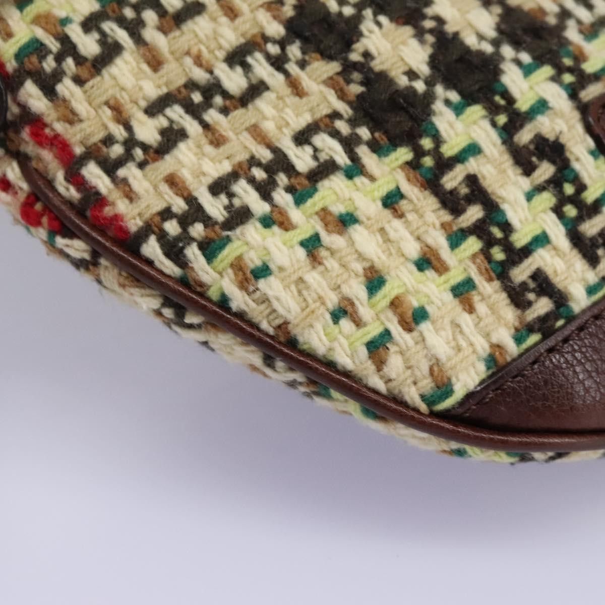 Burberry House Check Multicolour Tweed Shoulder Bag (Pre-Owned) Size ONE SIZE - 10 Thumbnail