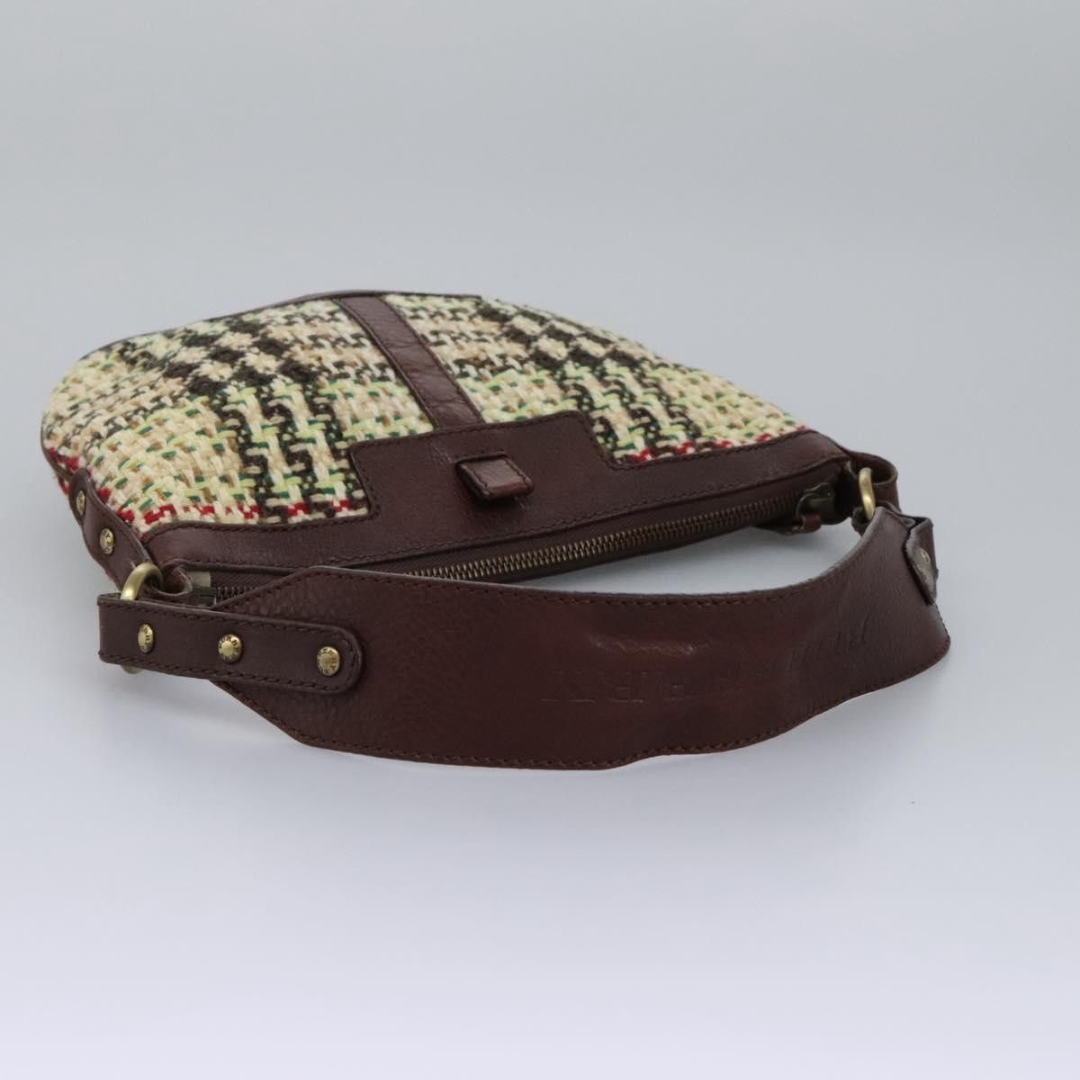 Burberry House Check Multicolour Tweed Shoulder Bag (Pre-Owned) Size ONE SIZE - 7 Thumbnail