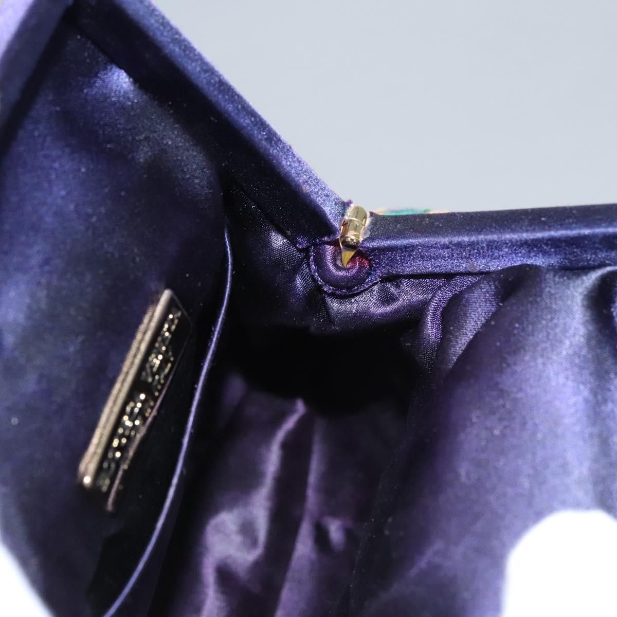 Bottega Veneta Intrecciato Purple Canvas Shoulder Bag (Pre-Owned) Size ONE SIZE - 12 Thumbnail