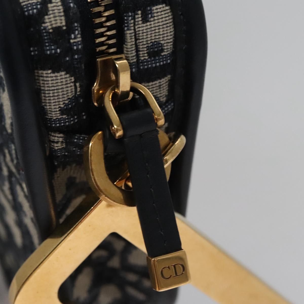 Dior Trotter Navy Canvas Clutch Bag (Pre-Owned) Size ONE SIZE - 10 Thumbnail
