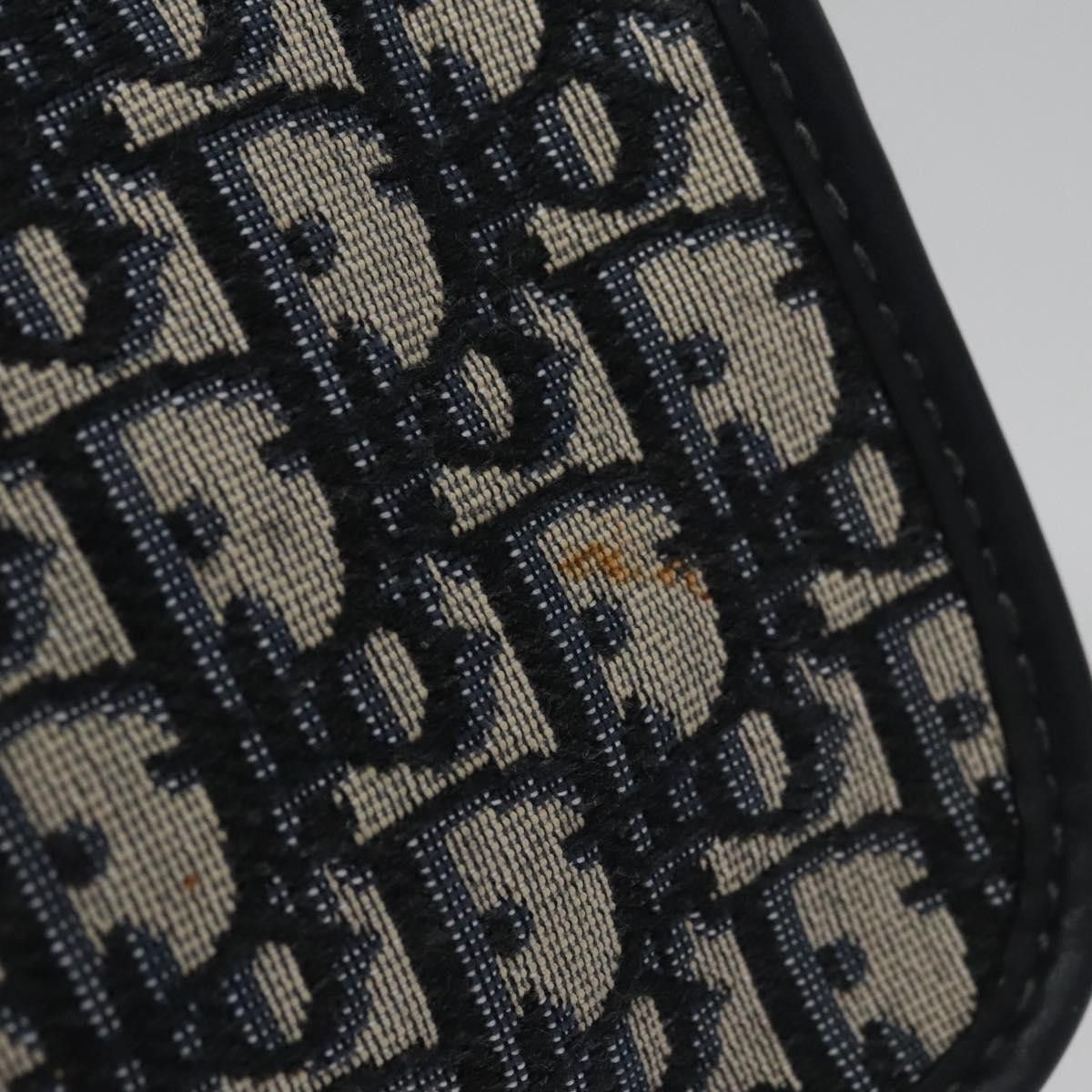 Dior Trotter Navy Canvas Clutch Bag (Pre-Owned) Size ONE SIZE - 16 Thumbnail