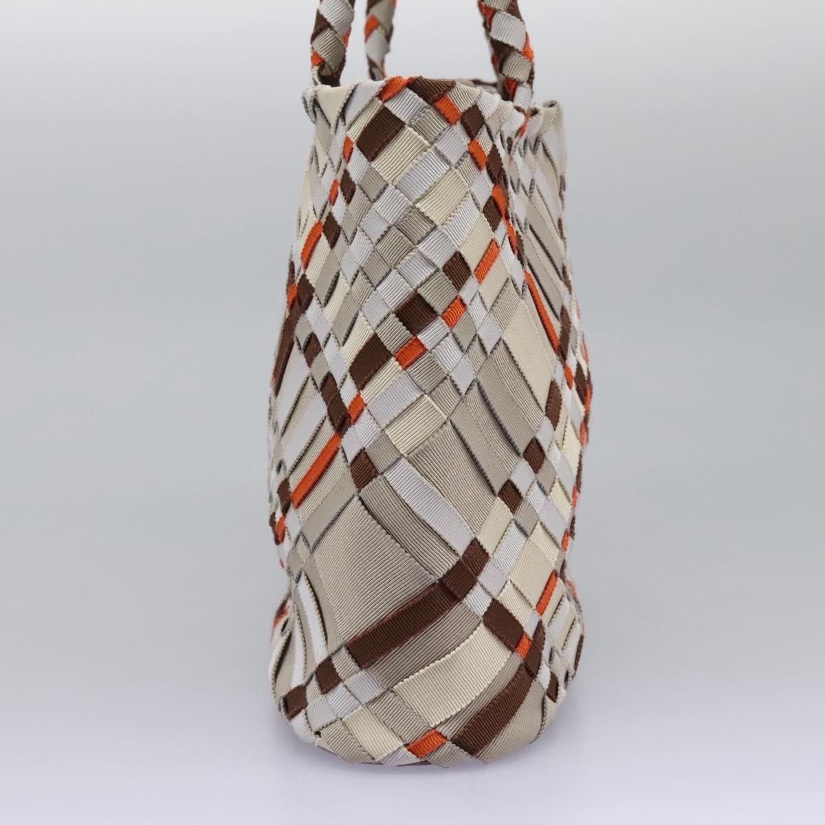 Salvatore Ferragamo Woven Multicolour Canvas Tote Bag (Pre-Owned) Size ONE SIZE - 3 Thumbnail