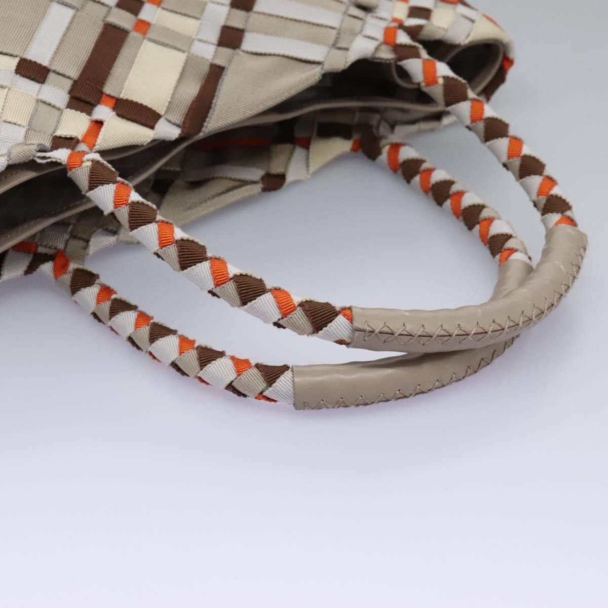Salvatore Ferragamo Woven Multicolour Canvas Tote Bag (Pre-Owned) Size ONE SIZE - 6 Thumbnail
