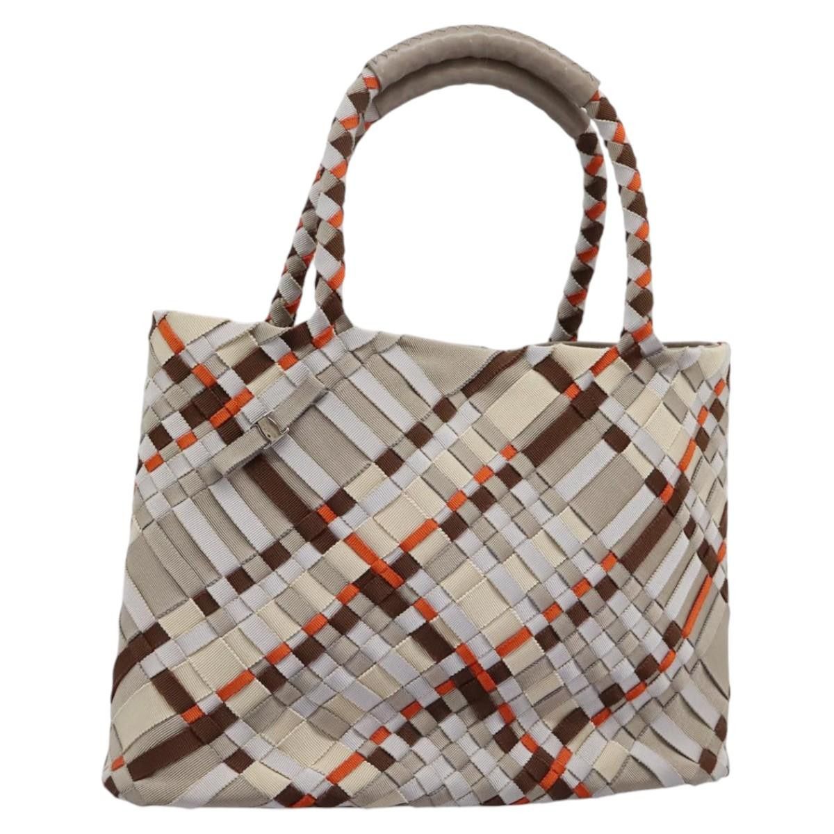 Salvatore Ferragamo Woven Multicolour Canvas Tote Bag (Pre-Owned) Size ONE SIZE - 18 Thumbnail