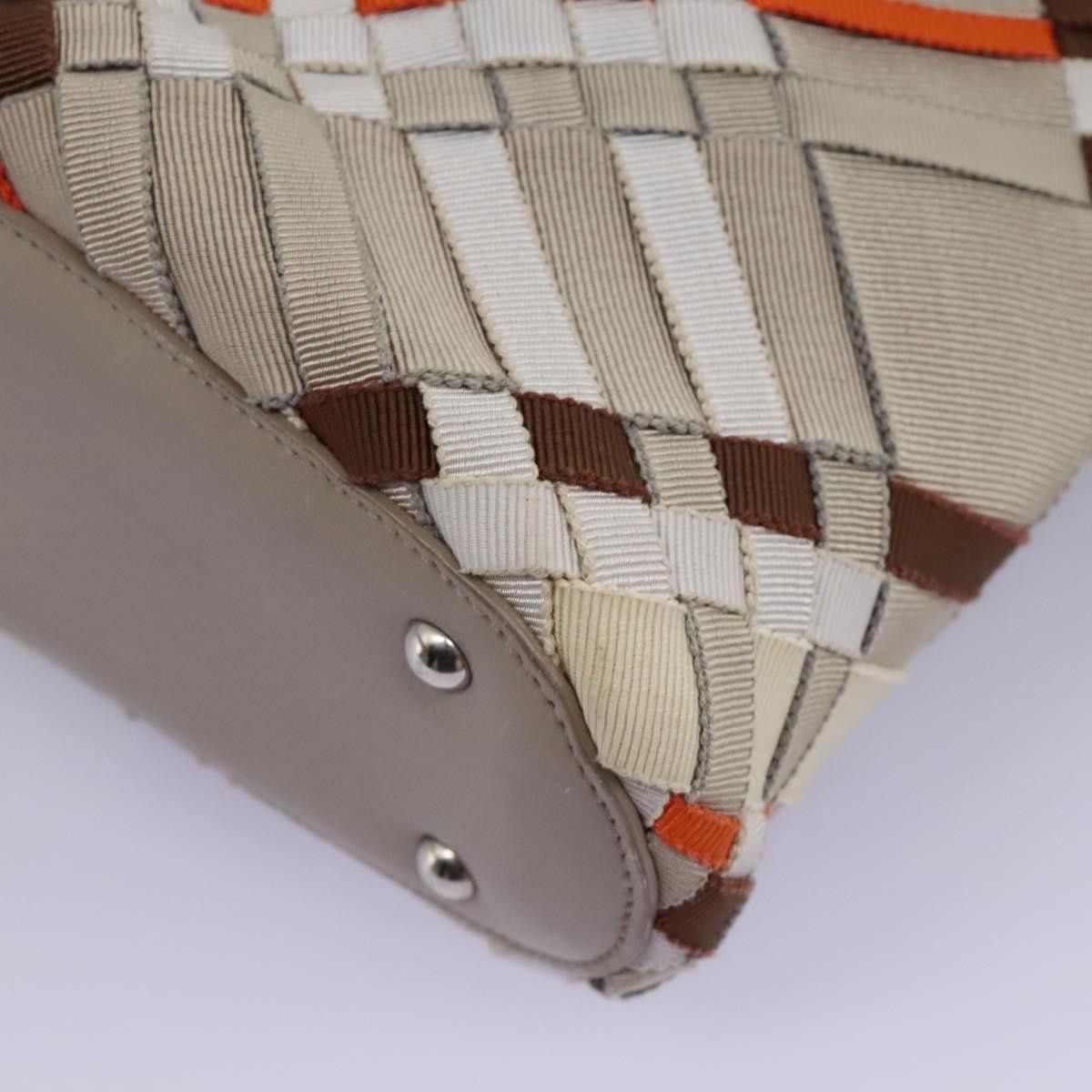 Salvatore Ferragamo Woven Multicolour Canvas Tote Bag (Pre-Owned) Size ONE SIZE - 13 Thumbnail