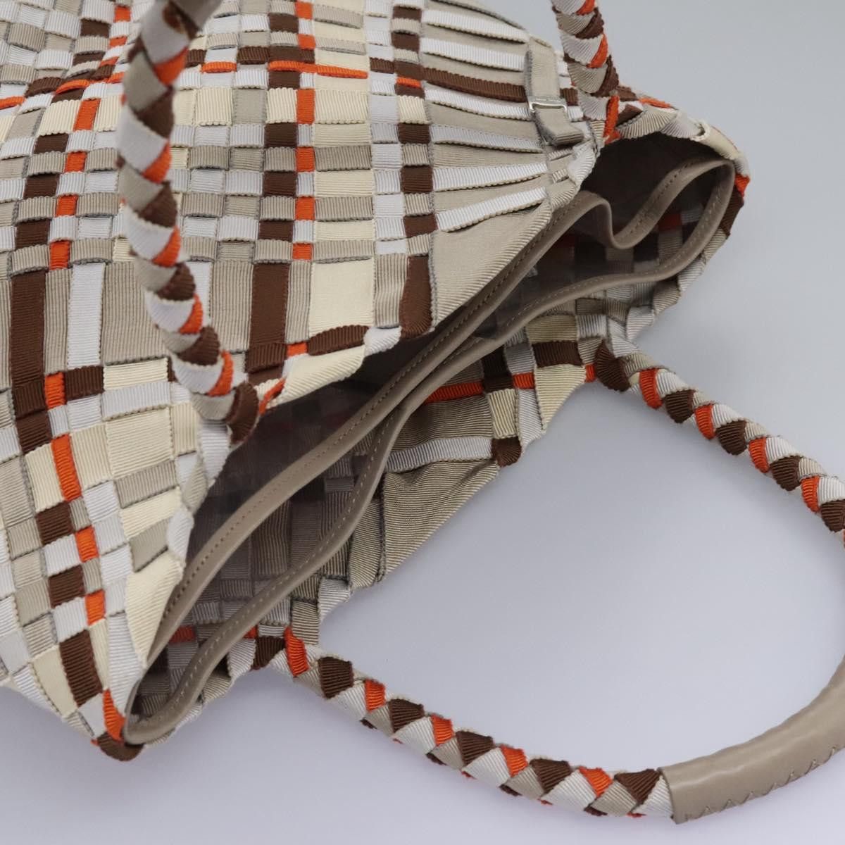 Salvatore Ferragamo Woven Multicolour Canvas Tote Bag (Pre-Owned) Size ONE SIZE - 5 Thumbnail