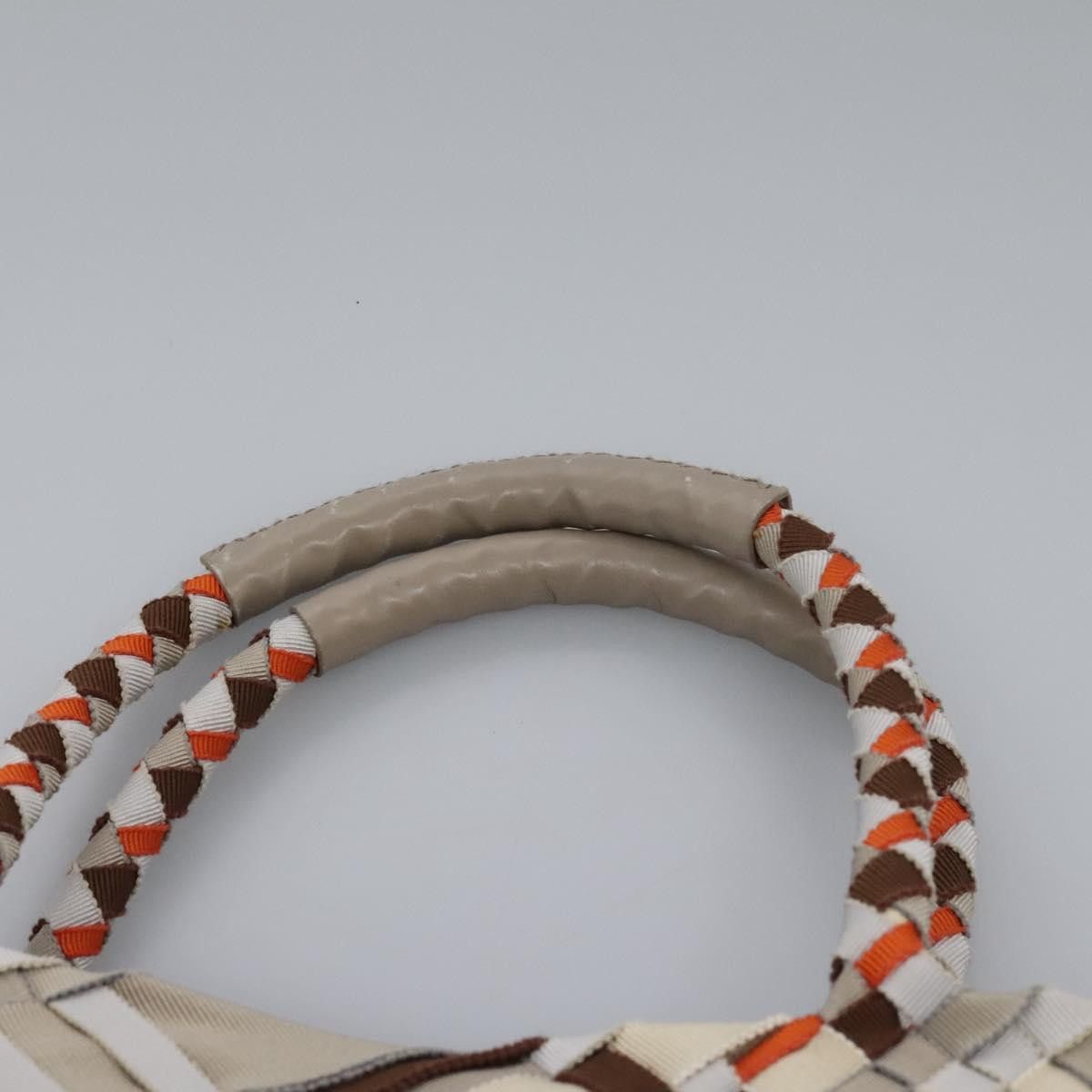 Salvatore Ferragamo Woven Multicolour Canvas Tote Bag (Pre-Owned) Size ONE SIZE - 7 Thumbnail