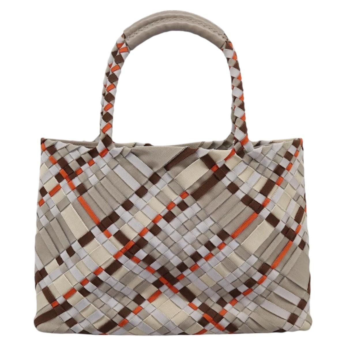 Salvatore Ferragamo Woven Multicolour Canvas Tote Bag (Pre-Owned) Size ONE SIZE - 2 Thumbnail
