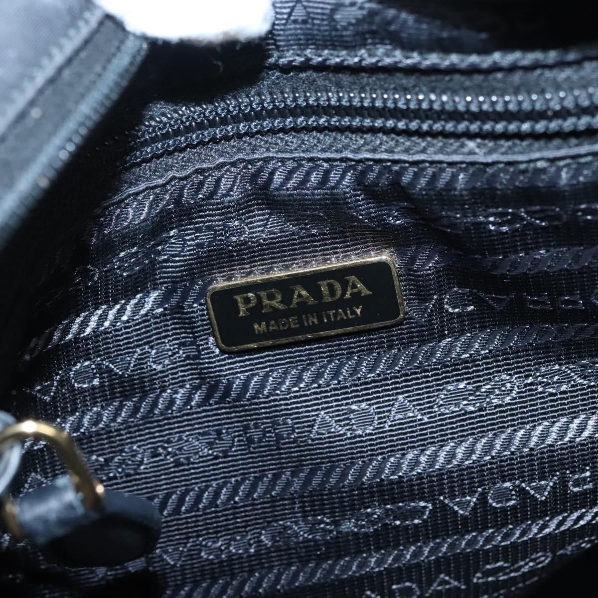 Prada Tessuto Black Synthetic Handbag (Pre-Owned) Size ONE SIZE - 14 Thumbnail