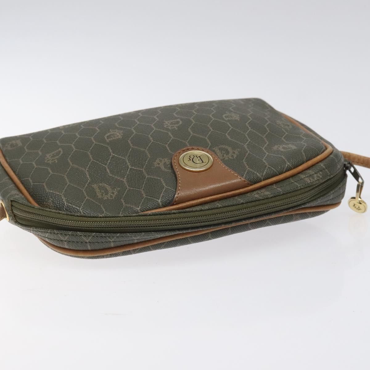 Dior Honeycomb Green Canvas Shoulder Bag (Pre-Owned) Size ONE SIZE - 5 Thumbnail