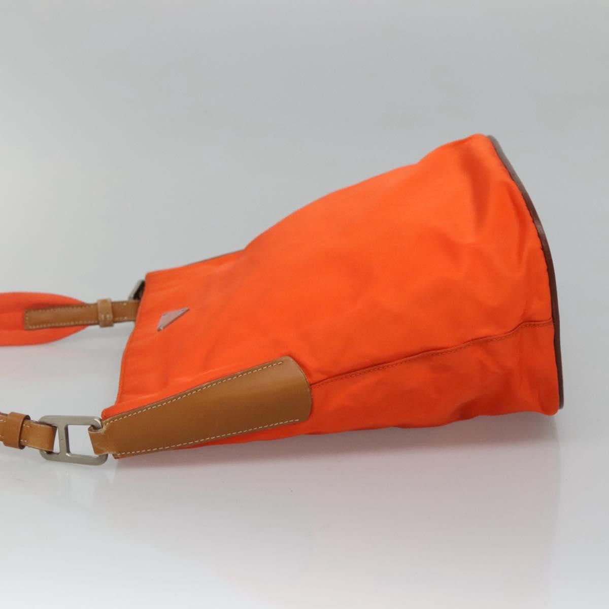 Prada Re-Nylon Orange Synthetic Shoulder Bag (Pre-Owned) Size ONE SIZE - 4 Thumbnail