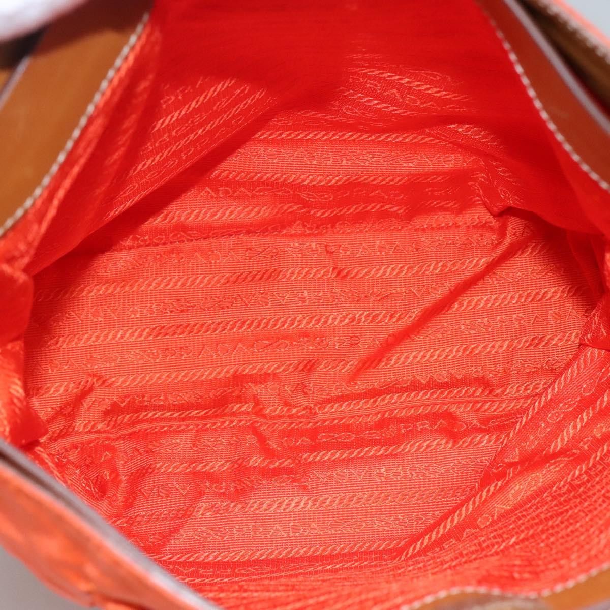Prada Re-Nylon Orange Synthetic Shoulder Bag (Pre-Owned) Size ONE SIZE - 13 Thumbnail