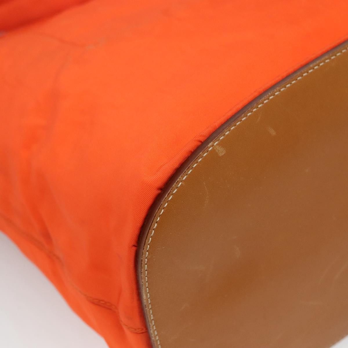 Prada Re-Nylon Orange Synthetic Shoulder Bag (Pre-Owned) Size ONE SIZE - 10 Thumbnail